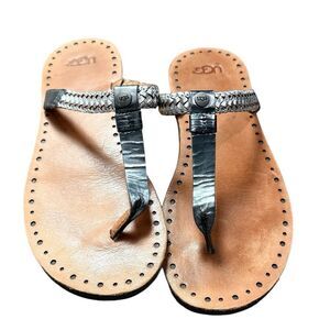 UGG Sliver Leather Flip Flop Sandal